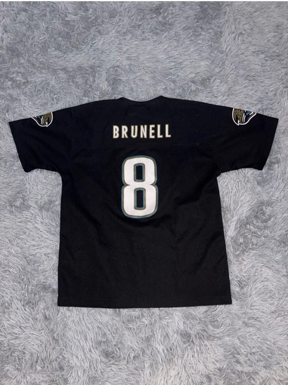 NFL Boys XL Mark Brunell Jacksonville Jaguars #8 Black Jersey Football Youth